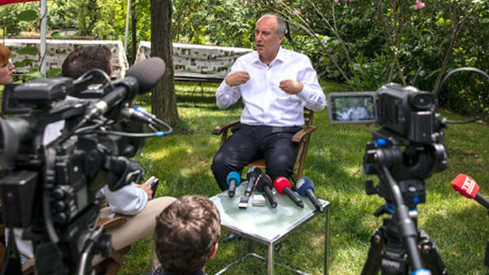 Muharrem İnce yabancı gazetecileri ağırladı