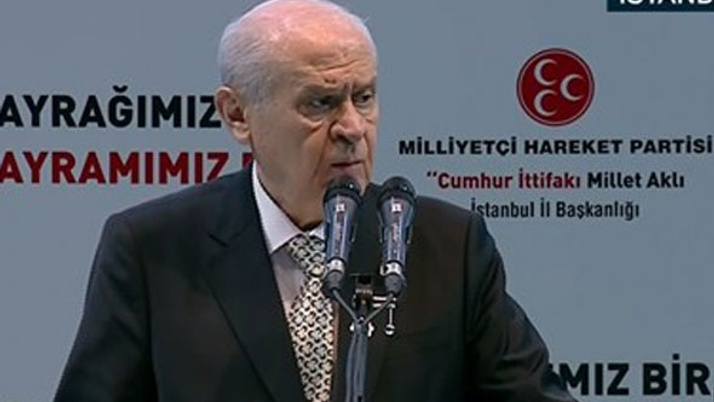 Bahçeli ateş püskürdü: Şerefsizce iddia etsinler yok olacaklar