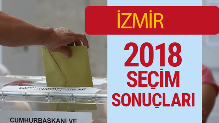 İzmir Seçim Sonuçları - Genel Seçim 2018 İzmir Sonucu oy oranları