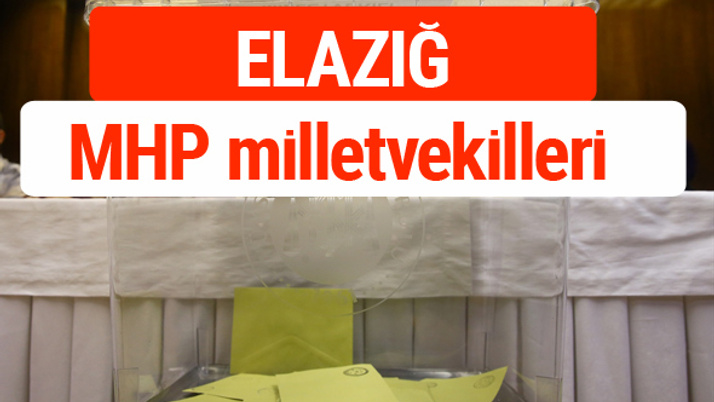 MHP Elazığ Milletvekilleri 2018 -27. Dönem listesi