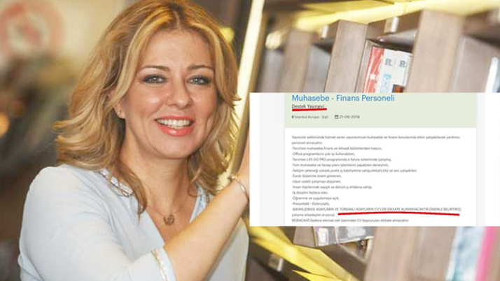 Destek Yayınları ilanı! Yelda Cumalıoğlu bile çok şaşırdı