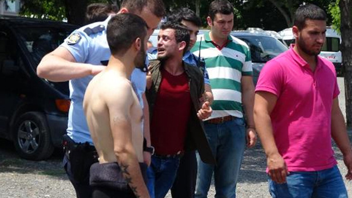 Haliç'teki iddialaşma kötü bitti sinir krizi geçirdi