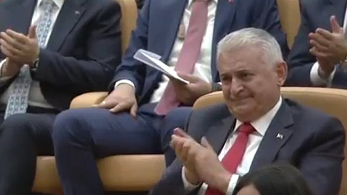 Erdoğan madalya töreninde konuştu Binali Yıldırım ağladı