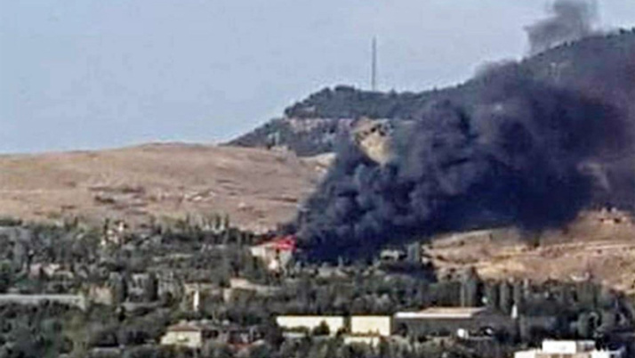 Ankara'da askeri kışlada alevler yükseldi