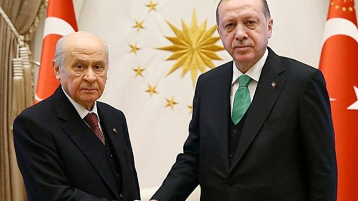 Erdoğan ve Bahçeli'den sürpriz görüşme