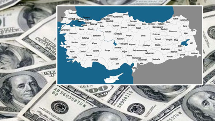 İşte Türkiye'nin dolar haritası rekor bakın hangi ilde
