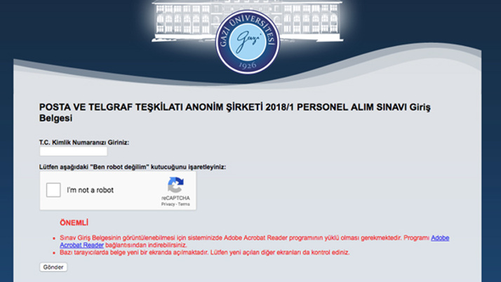 PTT sonuçları ne zaman açıklanacak GAZİSEM sonuç sorgulama