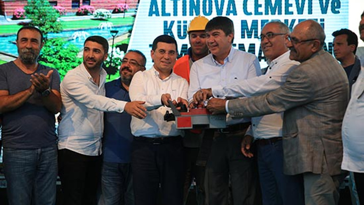 Altınova Cemevi’nin temeli atıldı