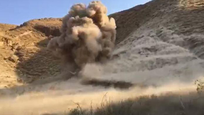 Hakkari'de sınır bölgesinde 5 bin 150 mermi ele geçirildi