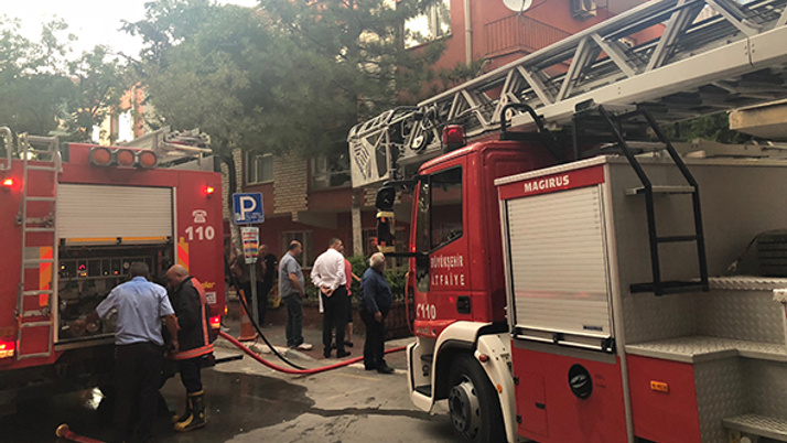 Ankara'da yangın ve patlama paniği!