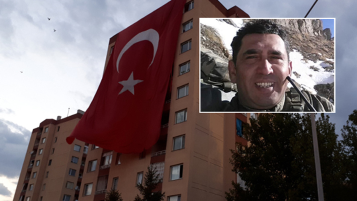 Şehit Dökmeci'nin baba ocağına ateş düştü