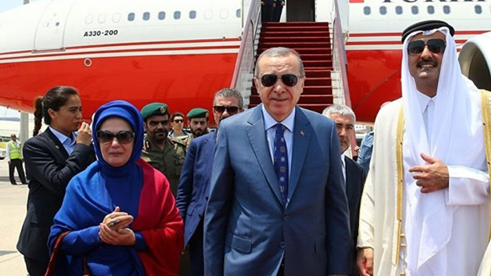 Katar Emiri'nden Erdoğan'a büyük jest!