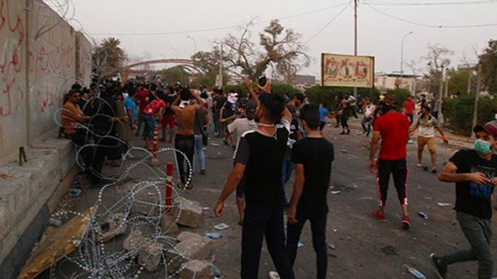 Basra’da Haşdi Şabi karargâhı ateşe verildi