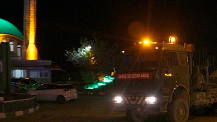 Suriye sınırına askeri sevkiyat
