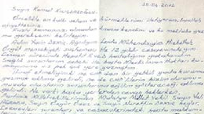 Hizbullahçıdan CHP liderine mektup