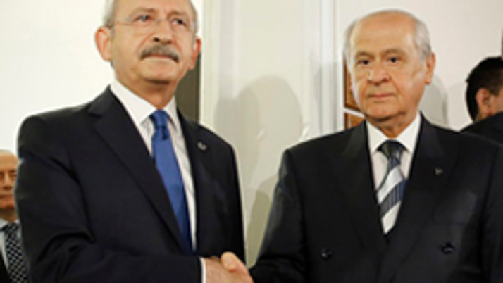 MHP ve CHP tıpış tıpış Köşk'ü Erdoğan'a verdi