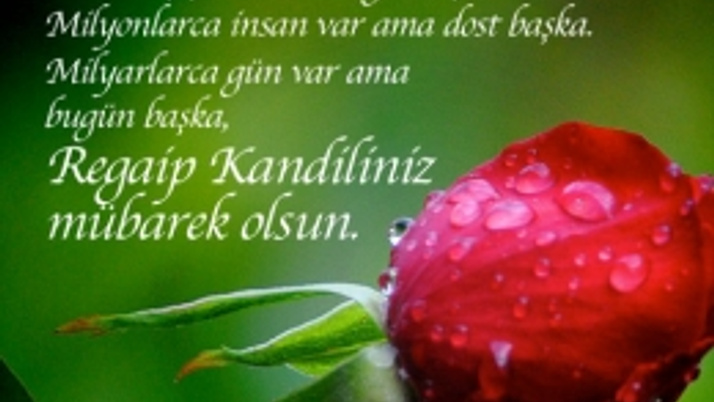 2015 Regaip Kandili cep mesajları