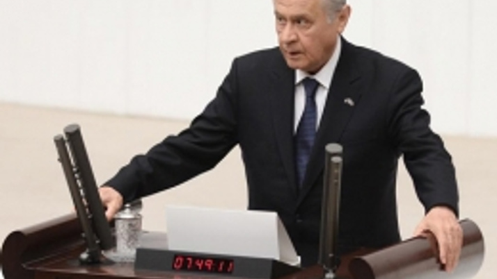 Bahçeli'nin yemin töreninde ilginç detay