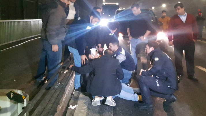 Haliç Köprüsü'nde art arda 2 trafik kazası