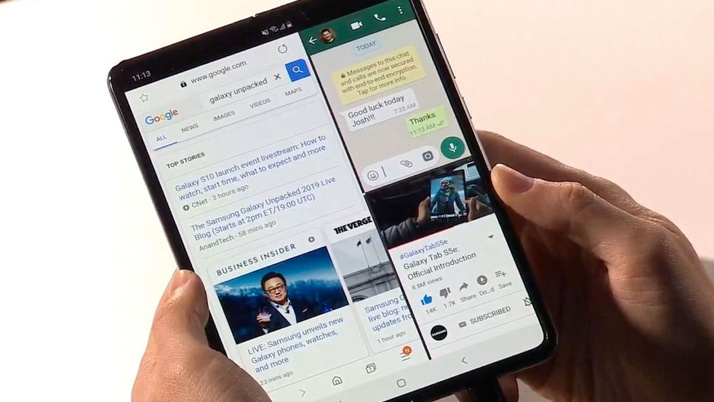 Samsung'un katlanabilir telefonu Galaxy Fold'dan üzen haber