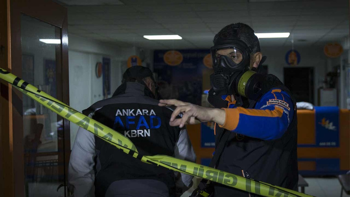 Ankara'da kargo şirketinde zehirli gaz şüphesi