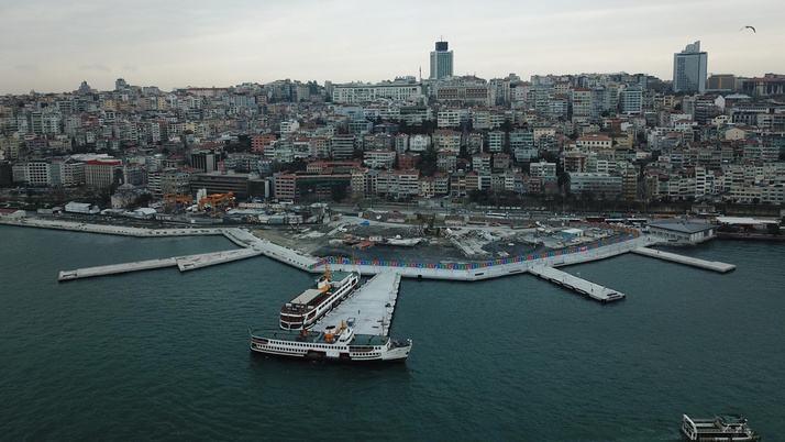 Kabataş Martı Projesi'nin ilk etabı açıldı