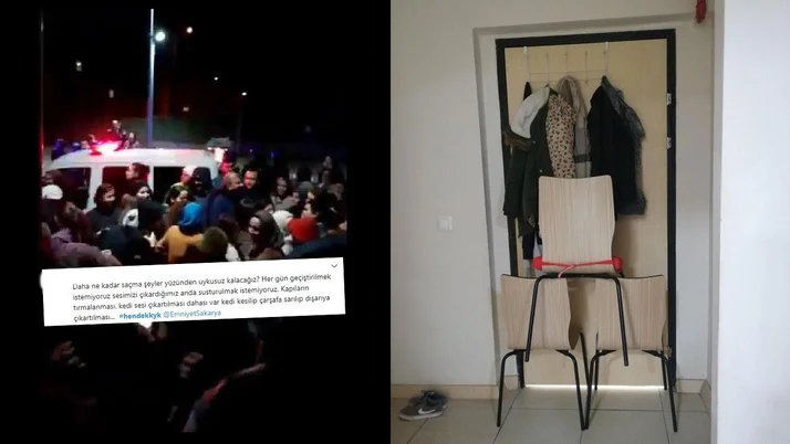 Sakarya Kiz Yurdunda Tuhaf Olay Kedi Gibi Ses Cikararak Kapilari Tirmaliyor Internet Haber