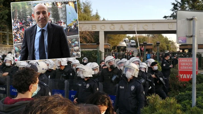Bogazici Universitesi Ne Rektor Atanan Melih Bulu Protestoyla Karsilasti Internet Haber