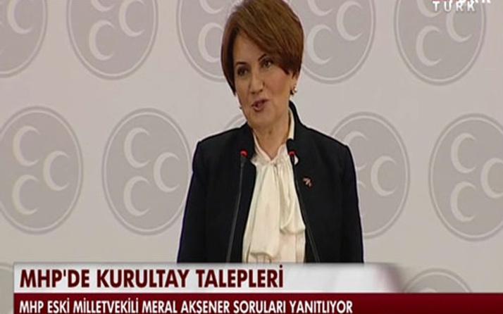 Meral Akşener MHP Genel Başkan adaylığını açıkladı