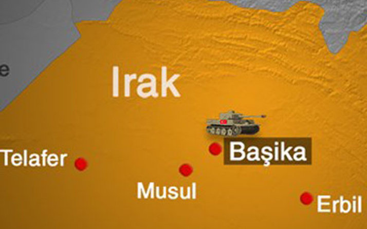 IŞİD'in Başika'ya saldırı anı görüntüleri