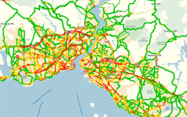 İstanbul trafik son durum 5 Şubat hangi yollar kilit?