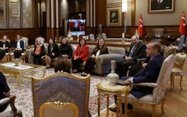 Cumhurbaşkanı Erdoğan kadın rektörleri konuk etti