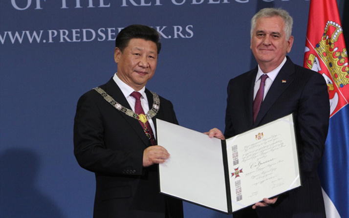 Çin Devlet Başkanı Şi Sırbistan'da