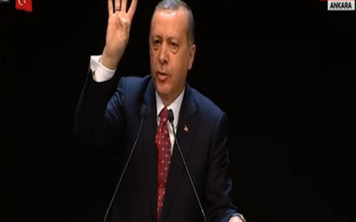 Erdoğan'ın sözleri salonu ayağa kaldırdı!