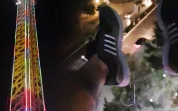 Adana'da lunaparkta dehşet anları!