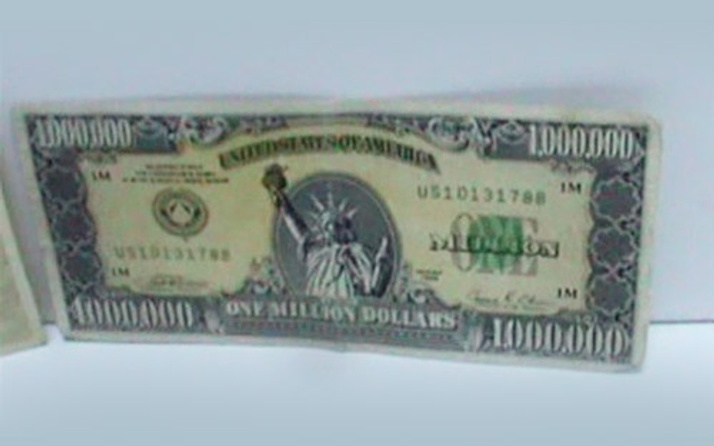 İstanbul'da bir milyon dolarlık banknot