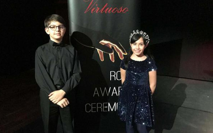Biri 11 diğeri 7 yaşında genç yıldızlar Roma'da ödül aldı