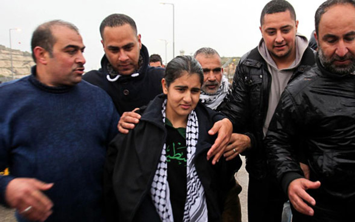 En küçük tutukluydu! Filistinli Melek serbest kaldı!