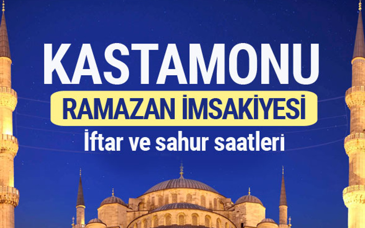 Kastamonu Ramazan imsakiyesi 2017
