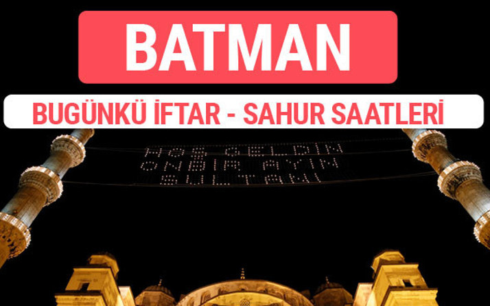 Batman Iftar Vakti 2017 Sahur Ezan Imsak Saatleri Internet Haber
