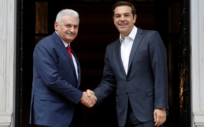 Yıldırım ve Çipras arasında güldüren diyalog