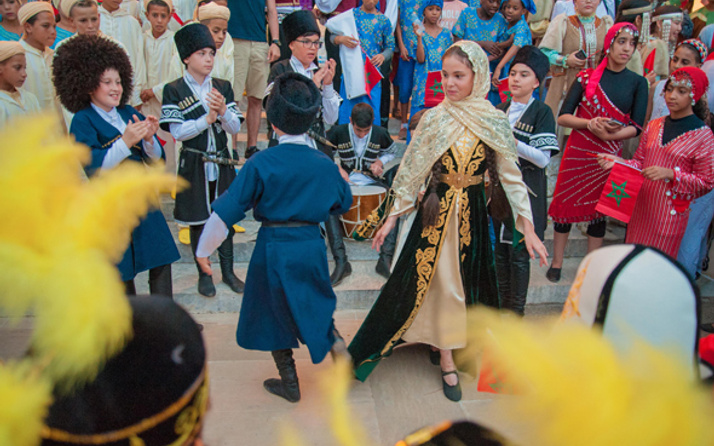 Fas'ta Barışın çocukları festivali 700 çocuk katıldı