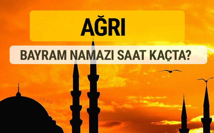 Ağrı Kurban bayramı namazı saati - 2017