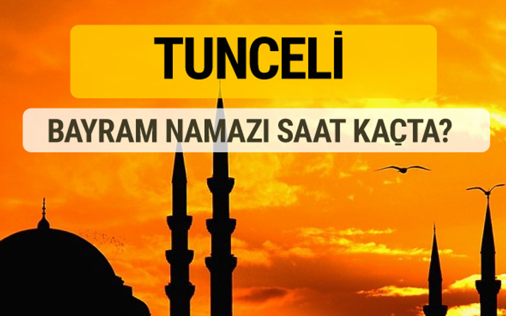 Tunceli Kurban bayramı namazı saati - 2017