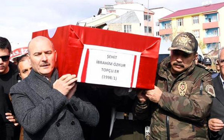 Bakan Soylu'dan yeni doğan şehit çocuğuna altın