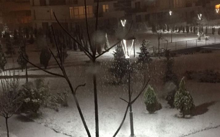 Son dakika... Ankara'da yoğun kar yağışı!