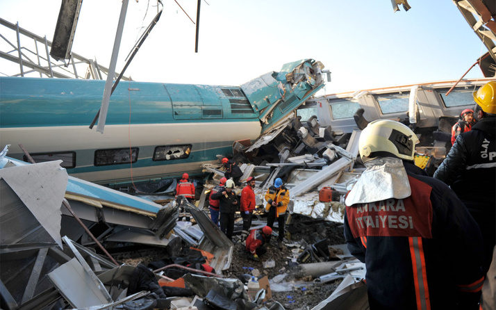 Ankara'daki yüksek hızlı tren kazasında 3 gözaltı