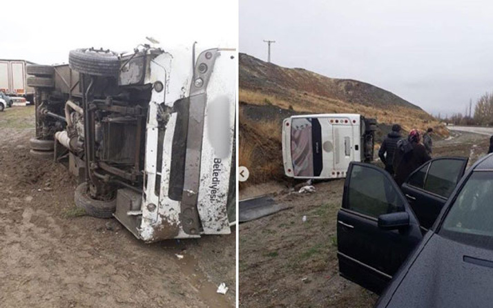 Ankara'da cenaze dönüşü feci kaza! Çok sayıda yaralı var