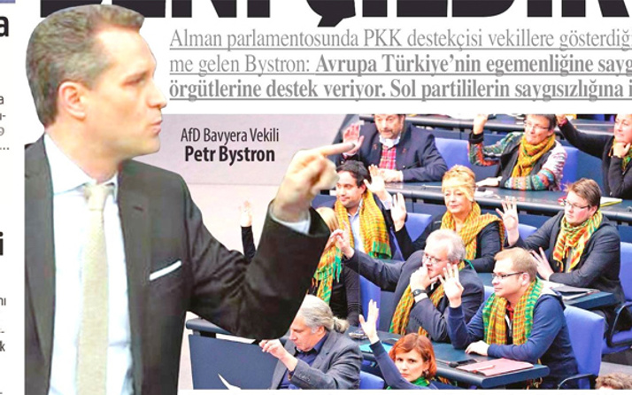 PKK destekçilerine haddini bildiren Alman vekil konuştu