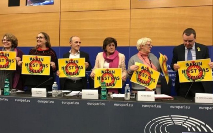 Avrupa Parlamentosu'nda Afrin skandal! 